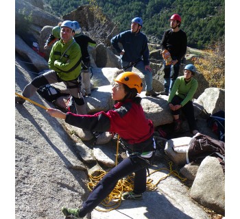 Curso de escalada o alpinismo
