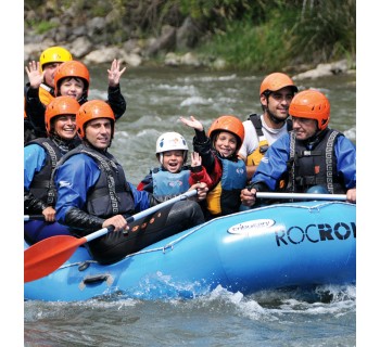¡Rafting a tope!