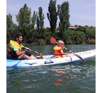 Ruta en kayak por el meandro del río Ebro