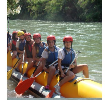 Kayak o “banana” por el río Segura