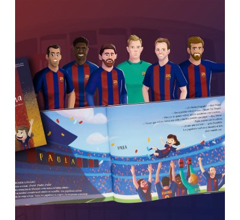 "La magia del FC Barcelona", el primer libro personalizado del FCBARCELONA  (Almería)