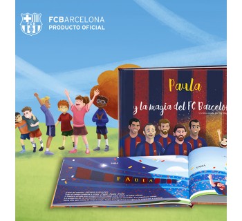 "La magia del FC Barcelona", el primer libro personalizado del FCBARCELONA  (Badajoz)