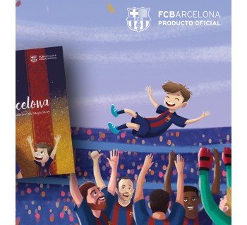 "La magia del FC Barcelona", el primer libro personalizado del FCBARCELONA  (Huelva)
